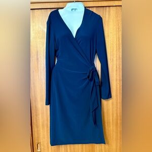 Joseph RibkoffNavy Wrap Dress